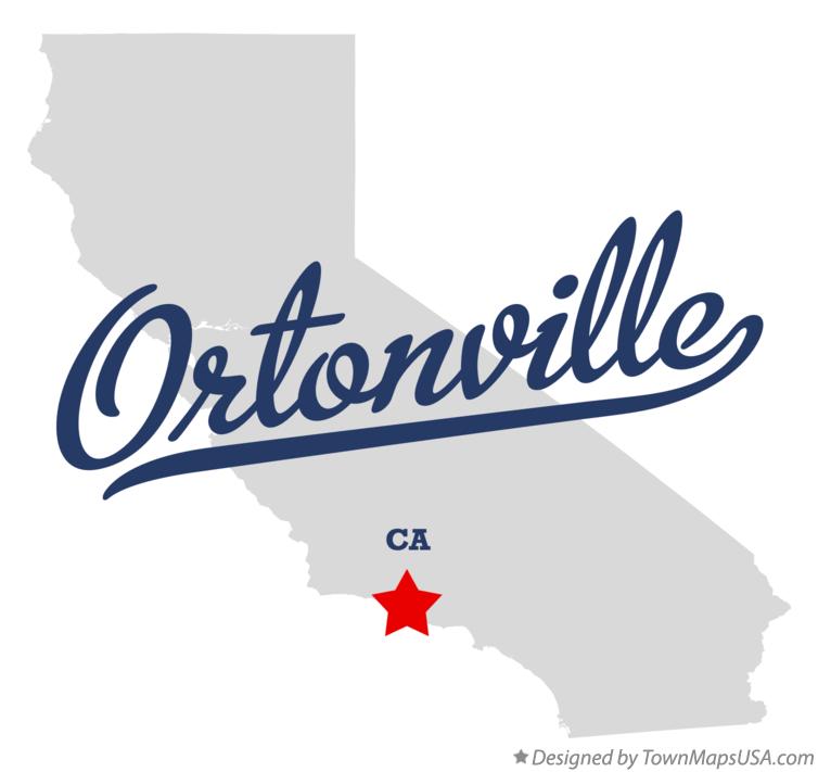 Map of Ortonville California CA