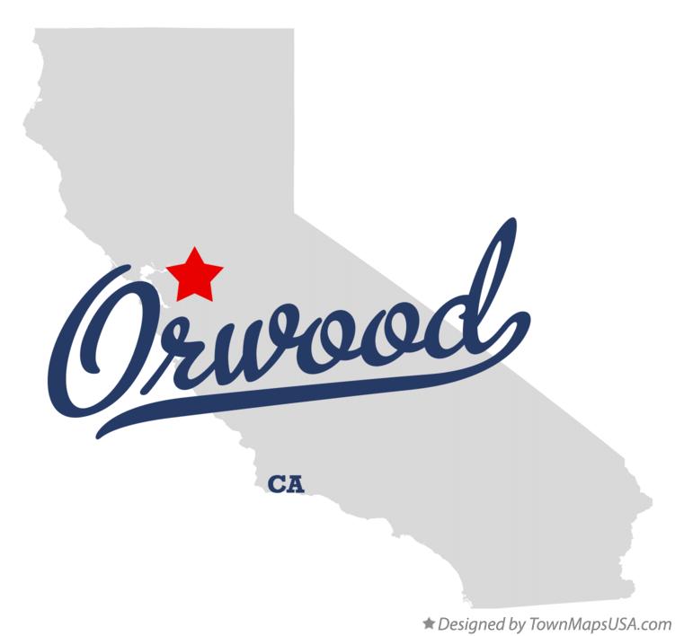Map of Orwood California CA
