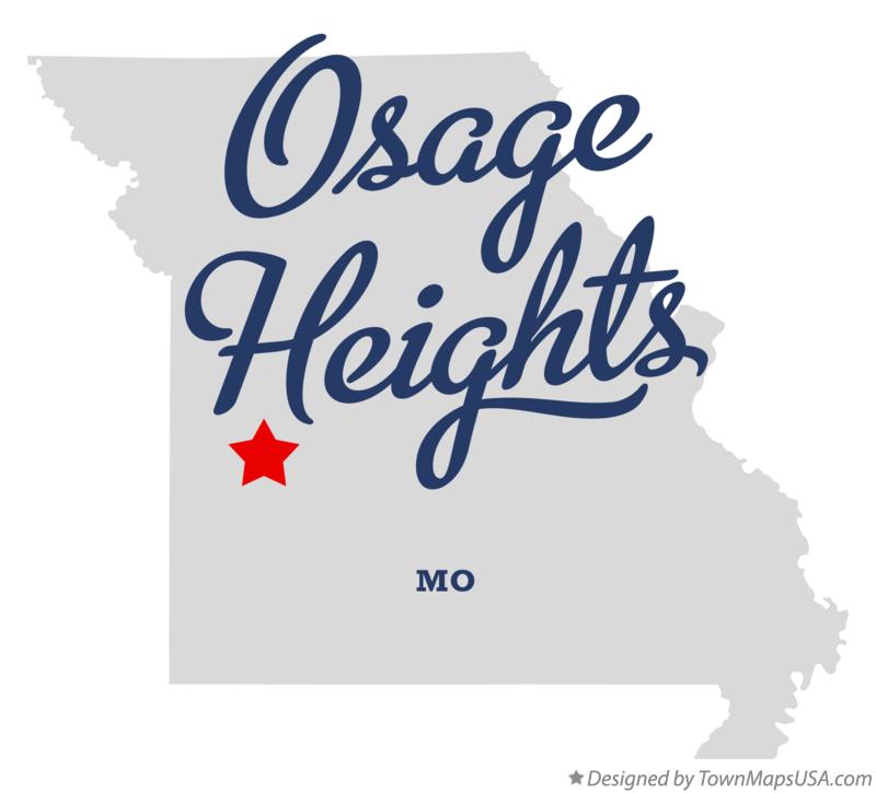 Map of Osage Heights Missouri MO