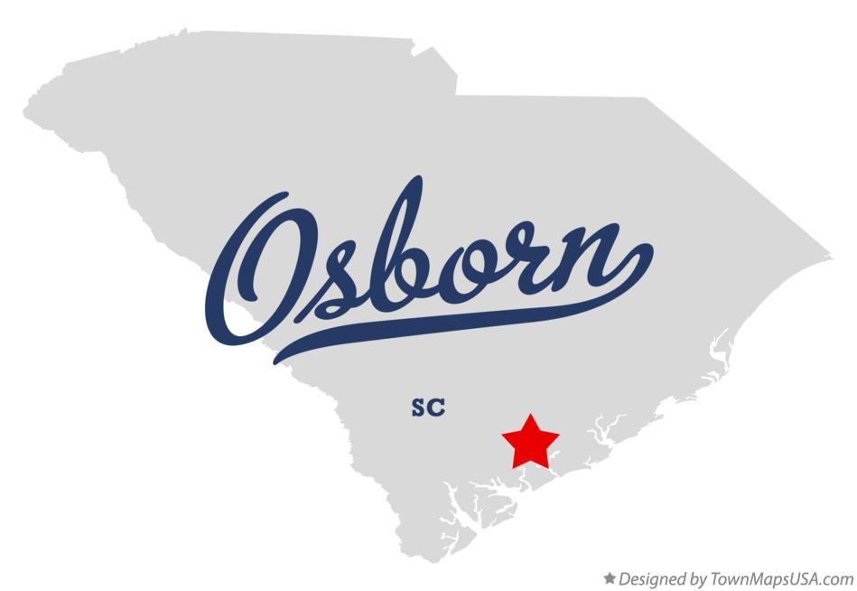 Map of Osborn South Carolina SC