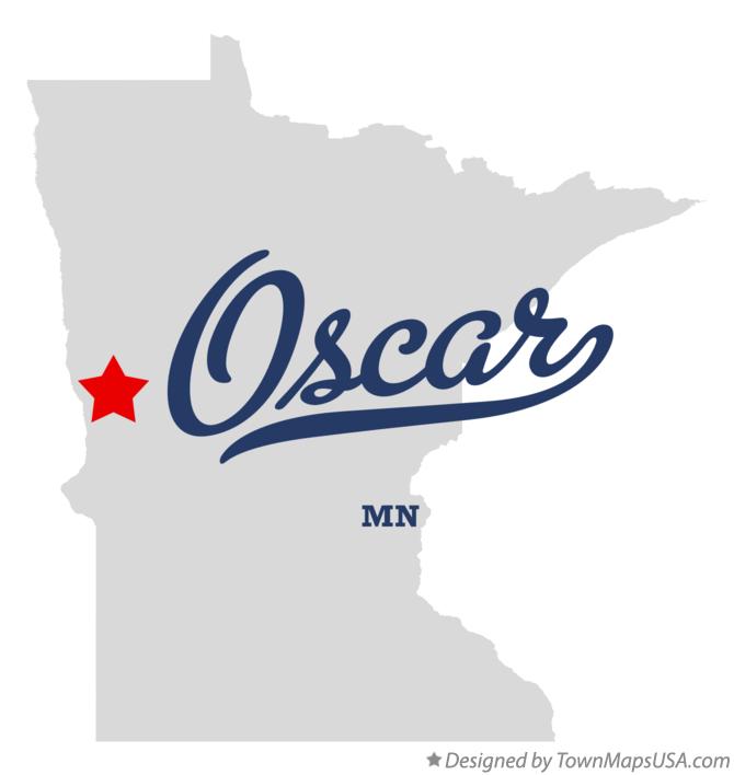 Map of Oscar Minnesota MN