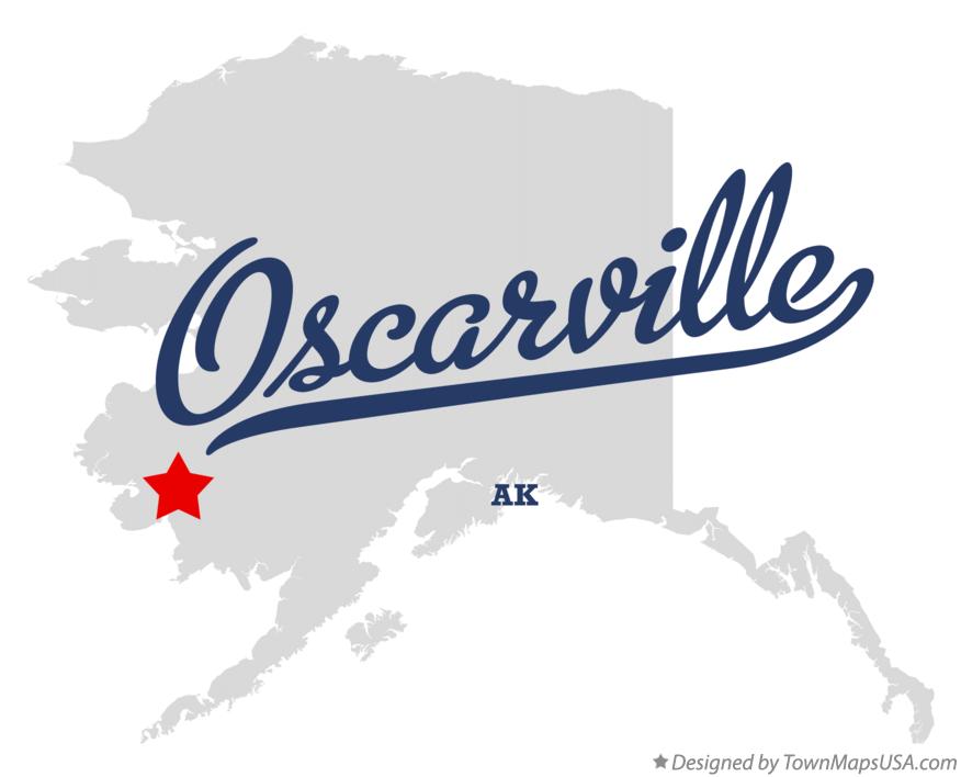 Map of Oscarville Alaska AK