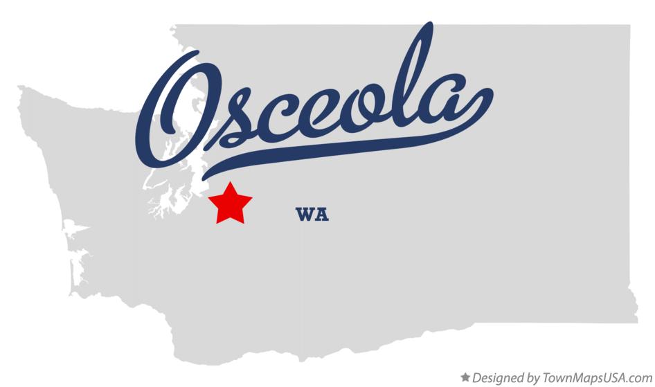 Map of Osceola Washington WA