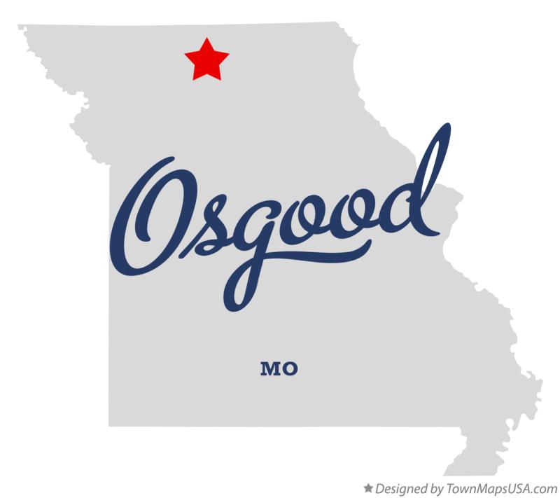 Map of Osgood Missouri MO
