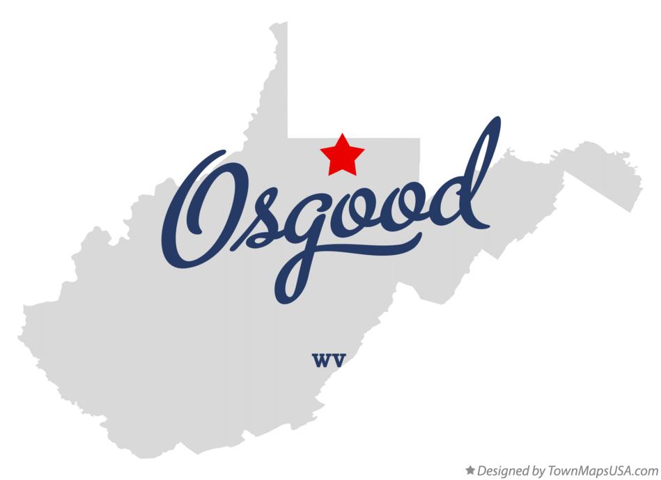Map of Osgood West Virginia WV