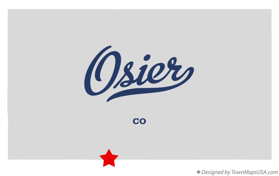 Map of Osier Colorado CO