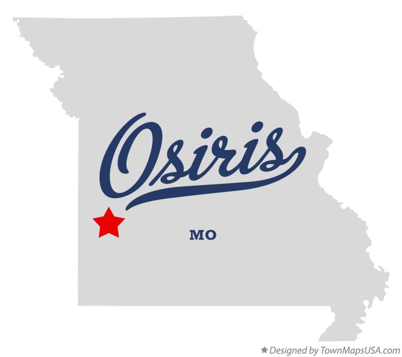 Map of Osiris Missouri MO