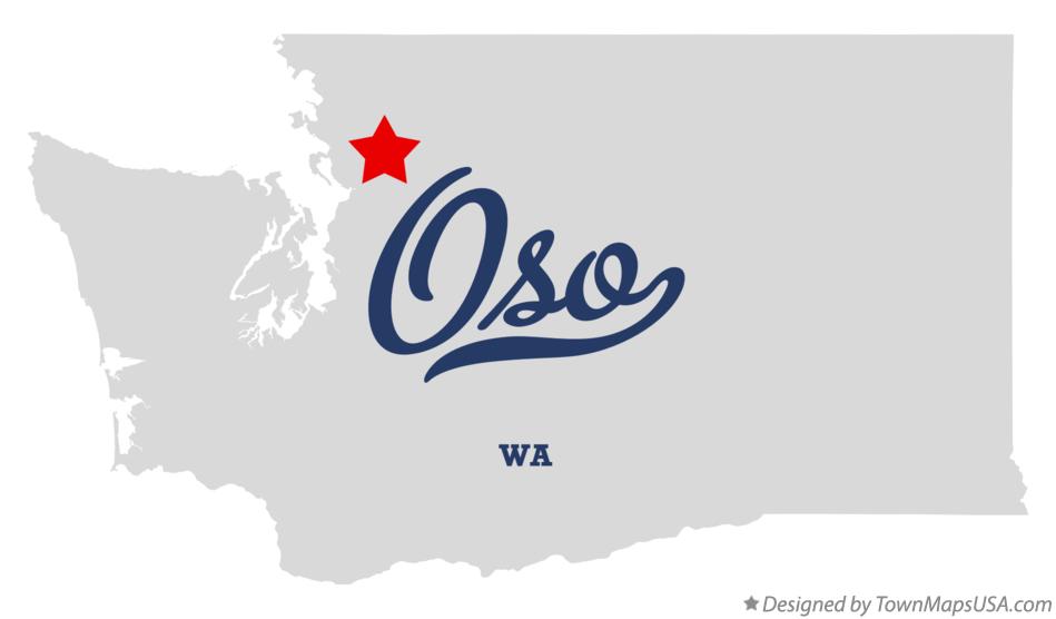 Map of Oso Washington WA