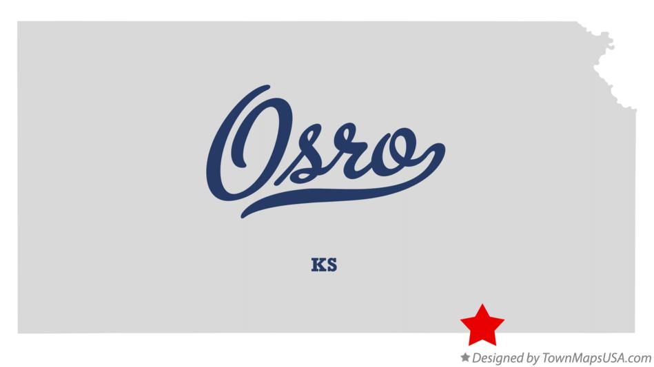Map of Osro Kansas KS