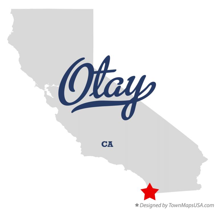 Map of Otay California CA