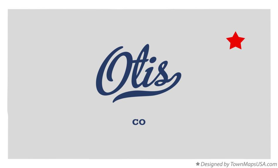 Map of Otis Colorado CO