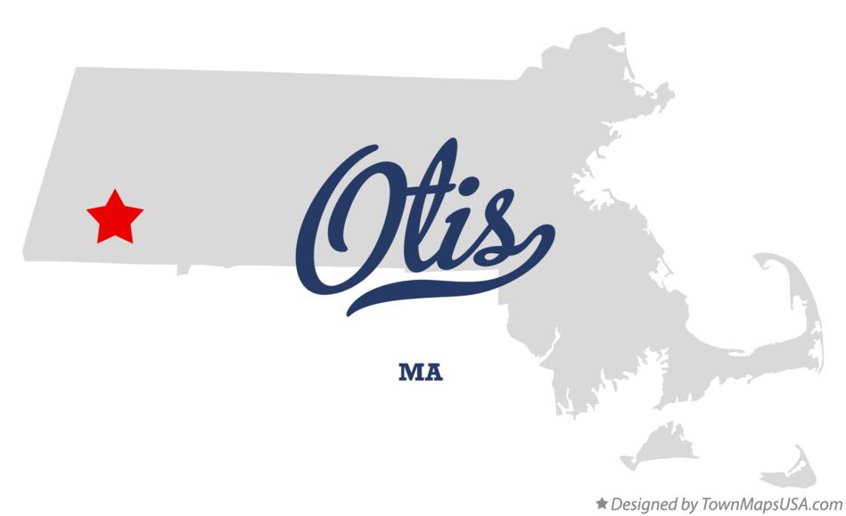 Map of Otis Massachusetts MA