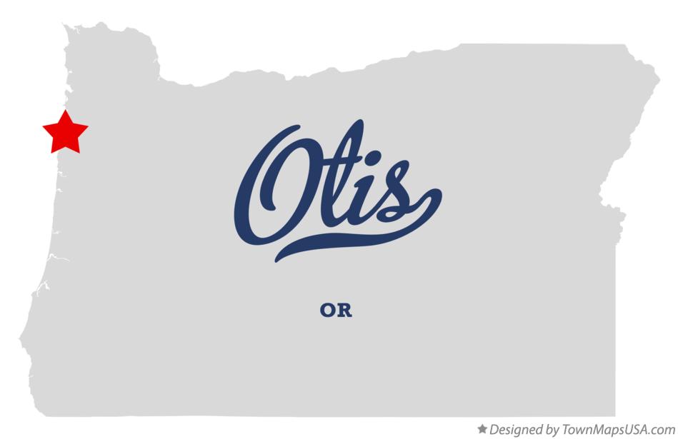 Map of Otis Oregon OR
