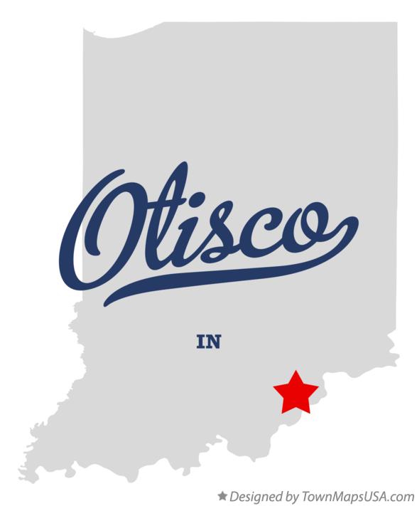 Map of Otisco Indiana IN