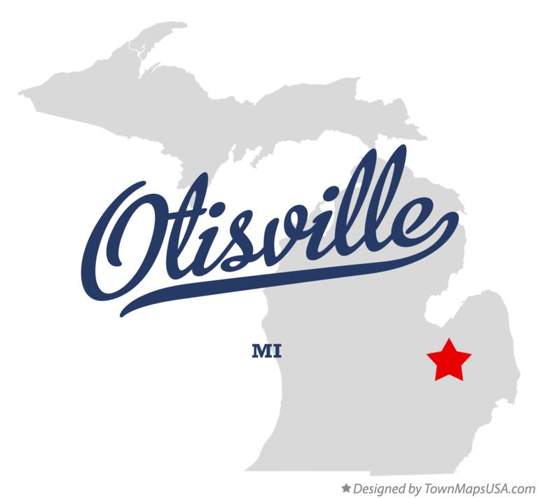 Map of Otisville Michigan MI