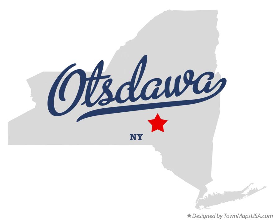 Map of Otsdawa New York NY