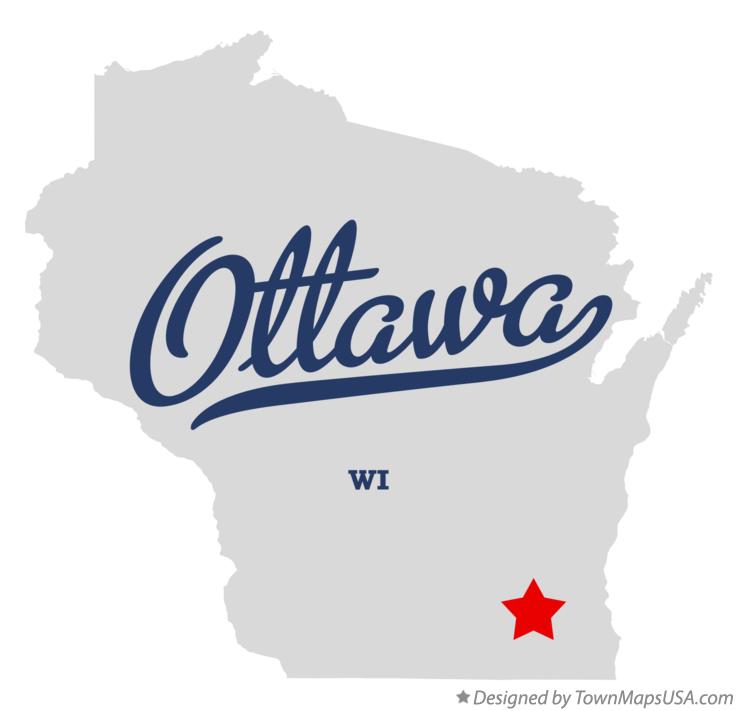 Map of Ottawa Wisconsin WI