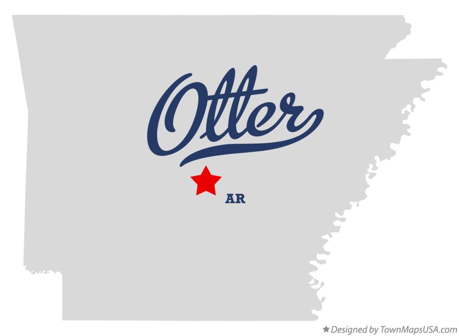 Map of Otter Arkansas AR