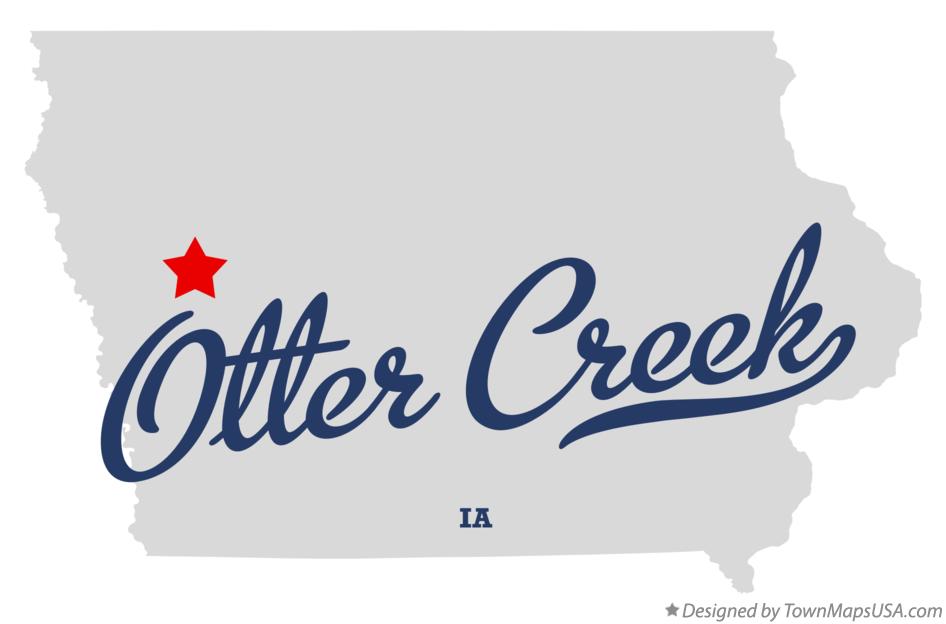 Map of Otter Creek Iowa IA