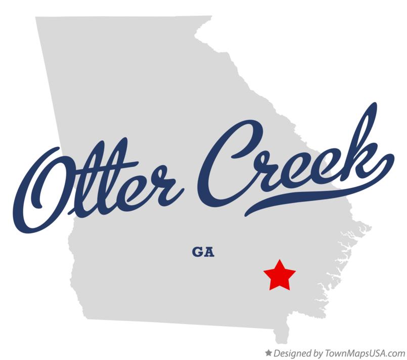 Map of Otter Creek Georgia GA