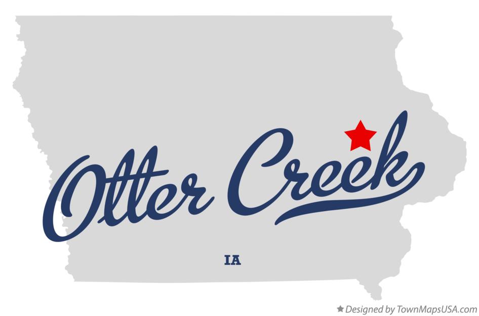 Map of Otter Creek Iowa IA