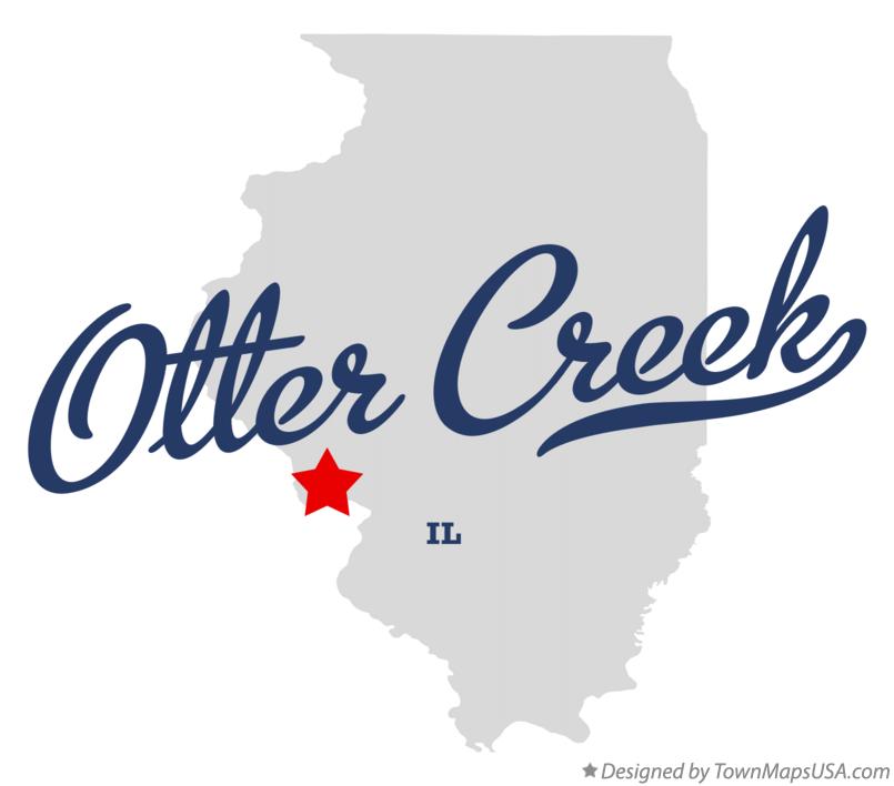 Map of Otter Creek Illinois IL