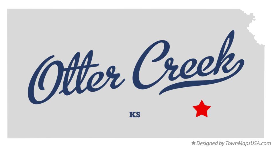 Map of Otter Creek Kansas KS