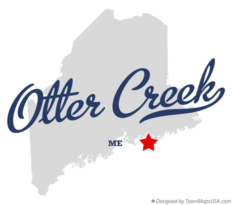 Map of Otter Creek Maine ME