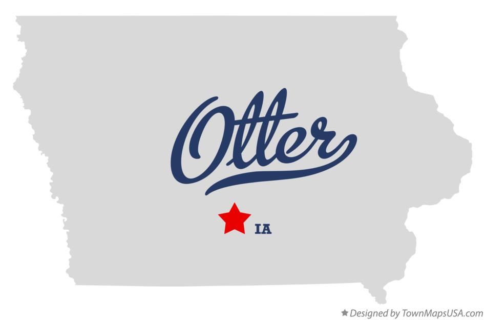 Map of Otter Iowa IA