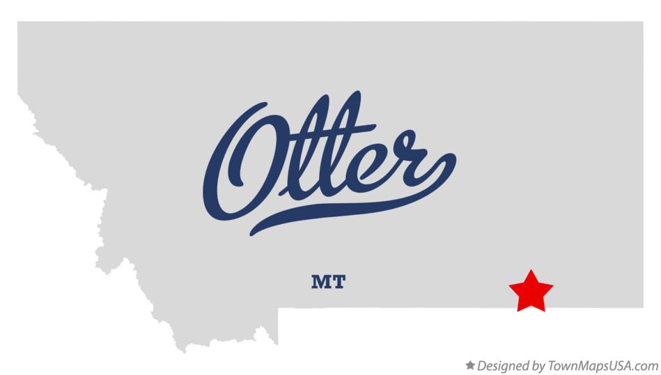 Map of Otter Montana MT