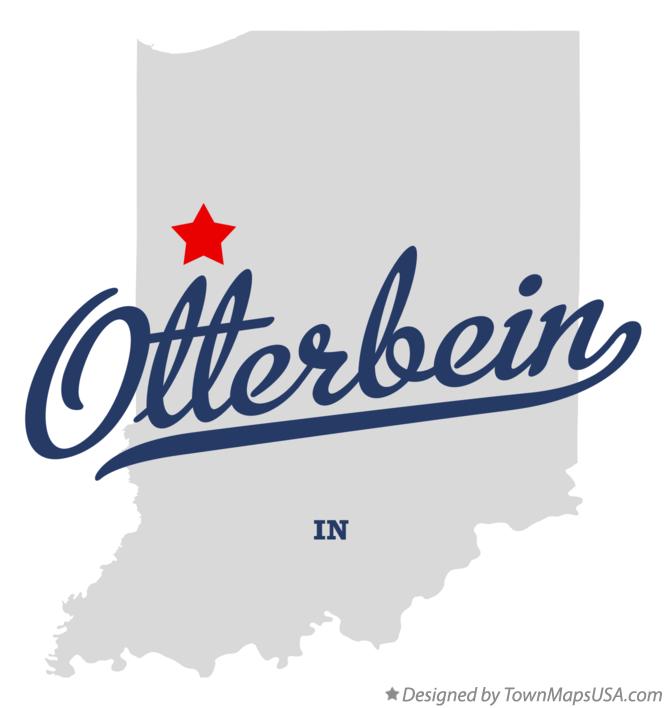Map of Otterbein Indiana IN