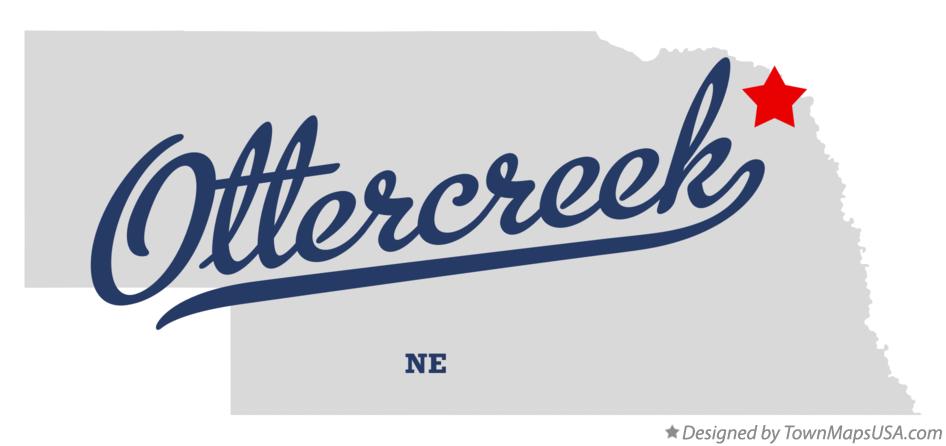 Map of Ottercreek Nebraska NE