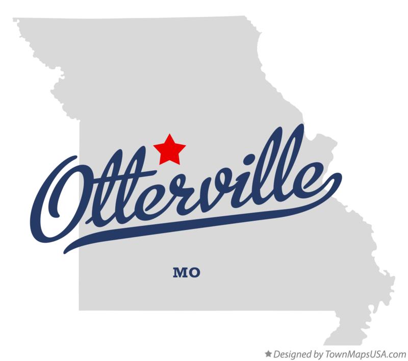 Map of Otterville Missouri MO