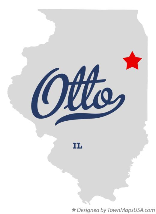 Map of Otto Illinois IL