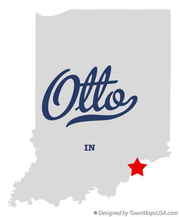 Map of Otto Indiana IN