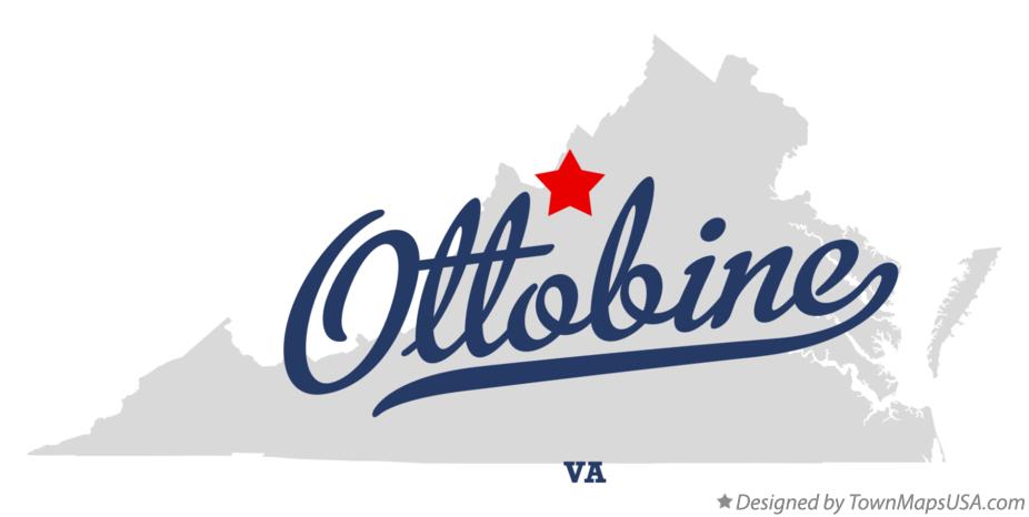 Map of Ottobine Virginia VA