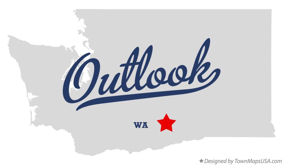 Map of Outlook Washington WA