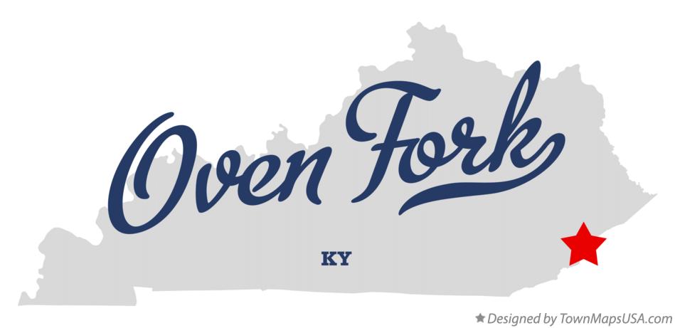 Map of Oven Fork Kentucky KY