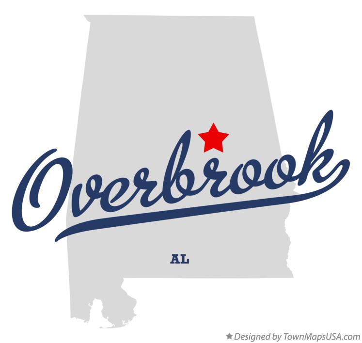 Map of Overbrook Alabama AL