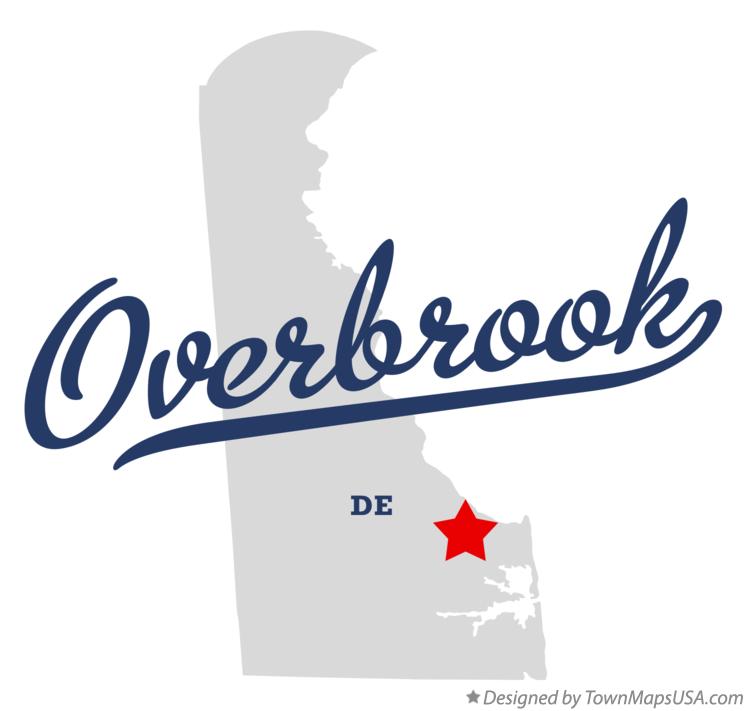 Map of Overbrook Delaware DE