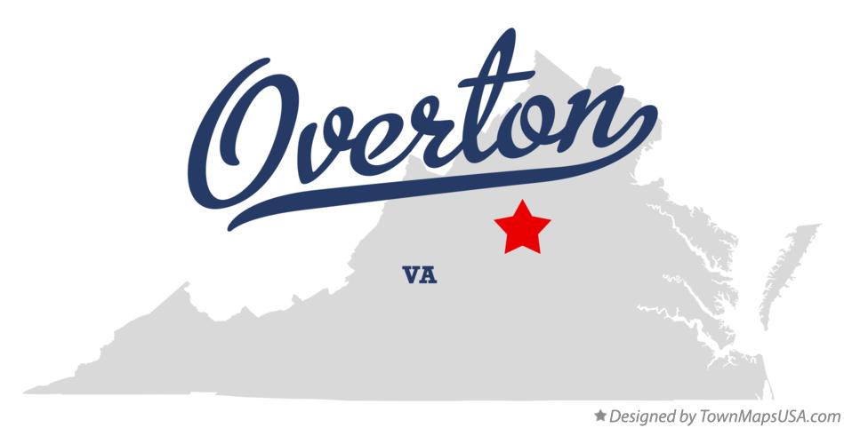 Map of Overton Virginia VA