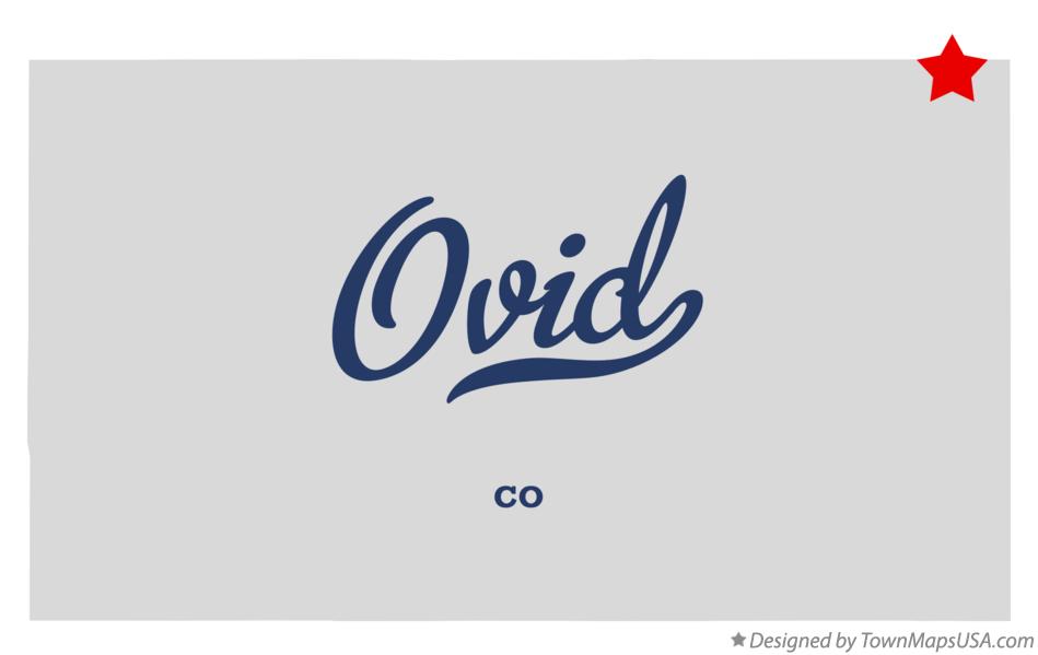 Map of Ovid Colorado CO