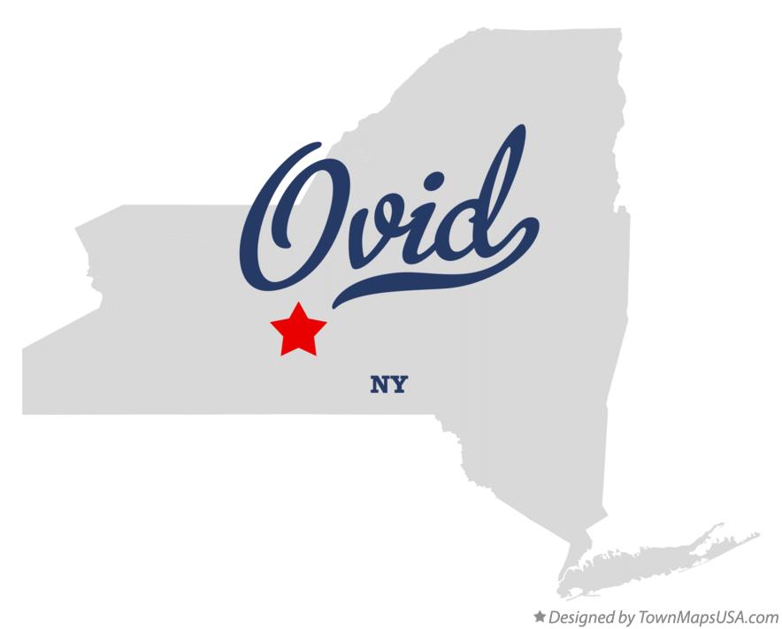 Map of Ovid New York NY