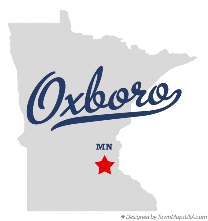 Map of Oxboro Minnesota MN