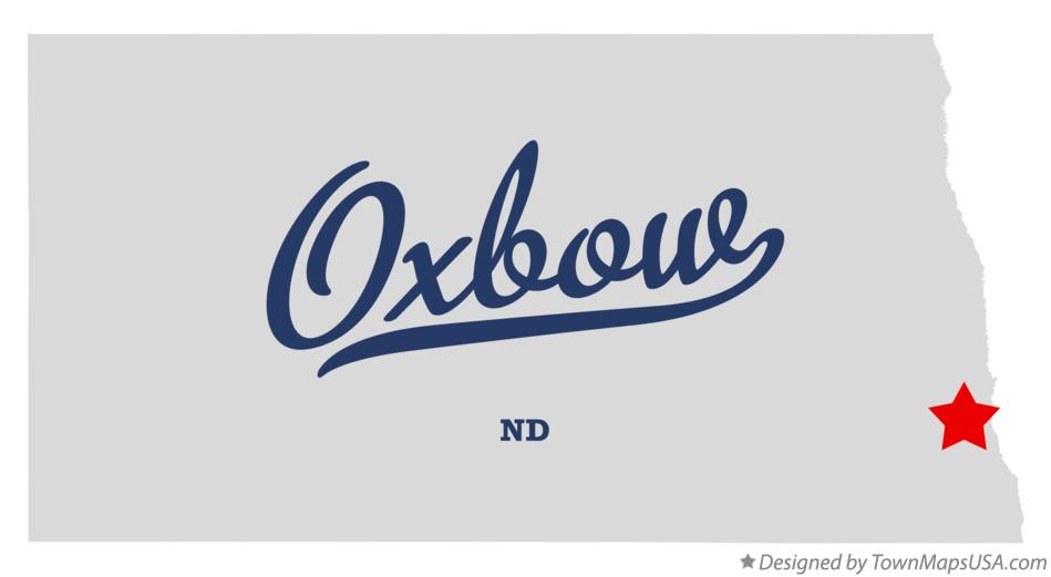 Map of Oxbow North Dakota ND