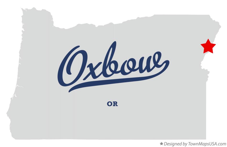 Map of Oxbow Oregon OR