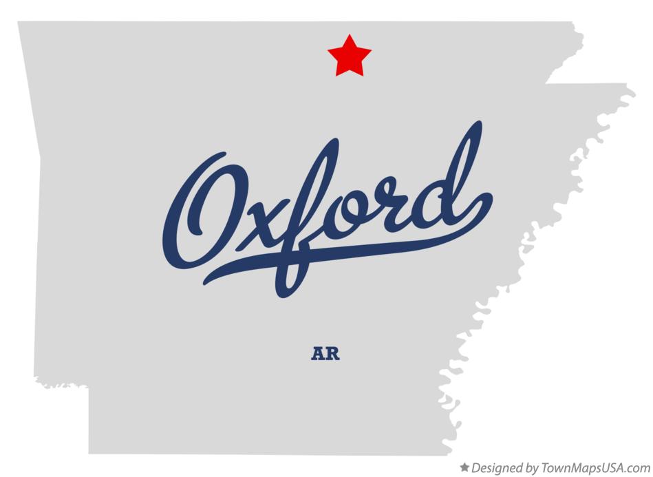 Map of Oxford Arkansas AR