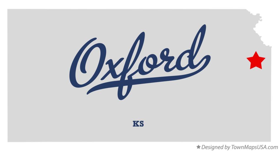 Map of Oxford Kansas KS