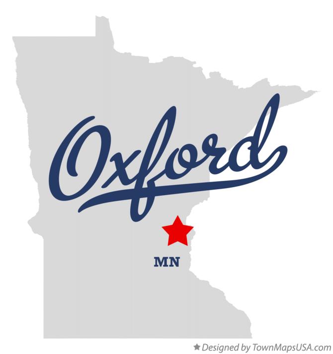 Map of Oxford Minnesota MN
