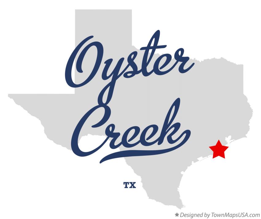 Map of Oyster Creek Texas TX